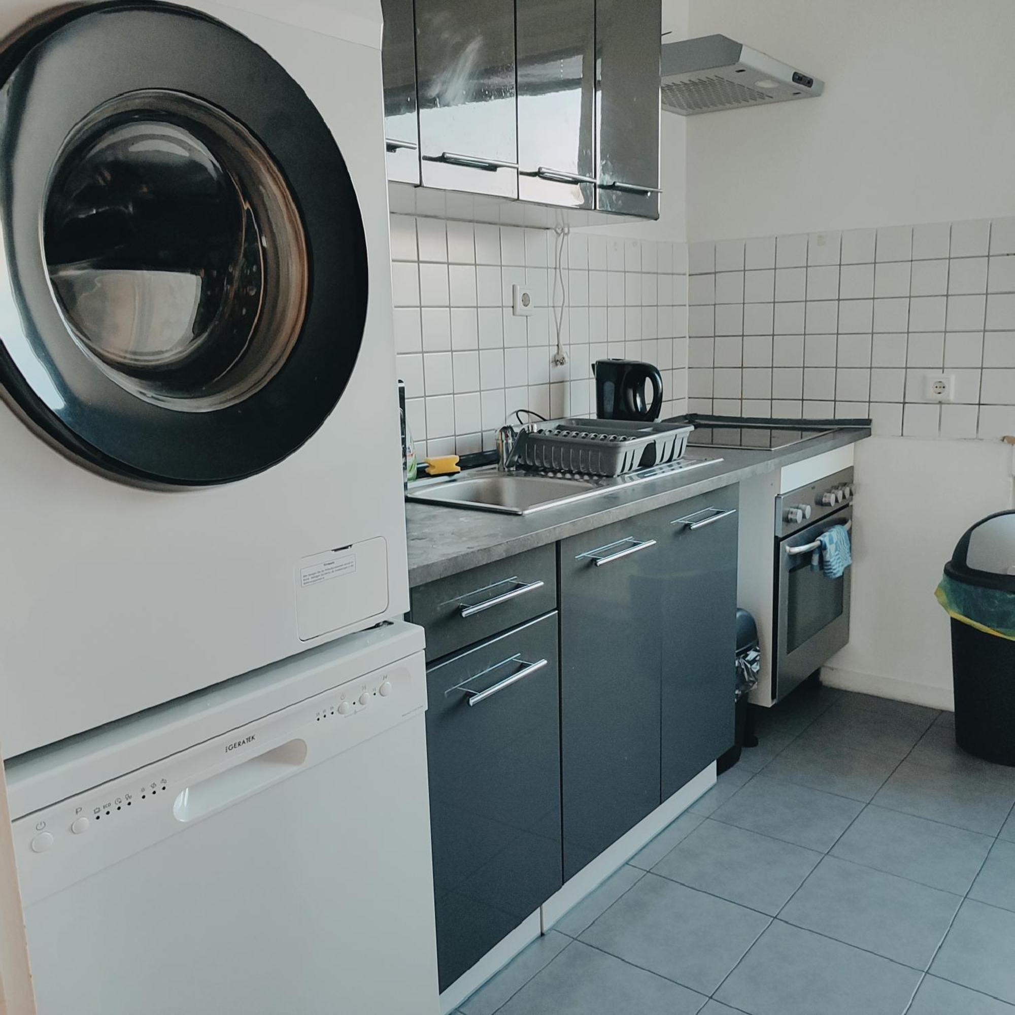 Monteur-Ferien-Messewohnung Mettmann 6 Personen 2 Og Eksteriør bilde